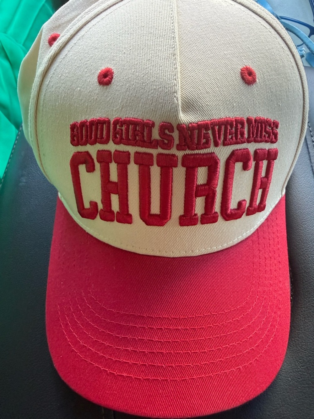 Good Girls Never Miss Church Hat